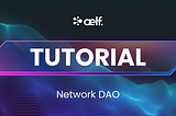 Tutorial: How to Use Network DAO