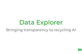 New Feature: Data Explorer