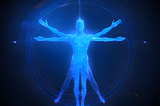 HumanAI avatar inspired by Leonardo DaVinci’s ‘Vitruvian Man.’