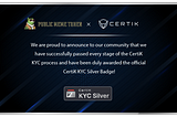 $pmt Public Meme Token has successfully passed the CertiK KYC Badge!