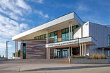 Exterior Center for Visual & Performing Arts at Arlington ISD photo by Chad Davis