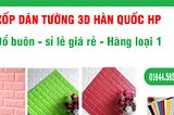 XỐP DÁN TƯỜNG CÁCH NHIỆT GIÁ RẺ UY TÍN TẠI HỒ CHÍ MINH — 01644. 585.951–01654.109.682