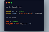 Converting a String to an Integer without any in-built methods