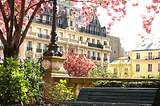 Springtime Park, Paris, France