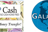 P2P Cash and Galaxia Free Money Transfer Service