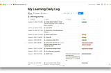 How can I stay productive to learn & log with Notion?