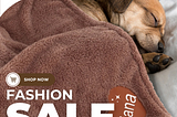 Best Soft Fluffy Personalized Pet Blanket in USA | CurliTail