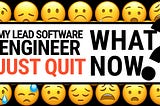 My Lead Software Engineer just quit. What now?