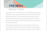 500 Miles