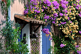 Floral Entry, Grimaund, Provence, France