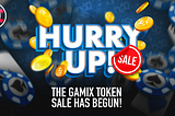 Hurry Up Folks! Join the GAMIX Token Sale before it Ends