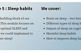 Brain Care and Sleep