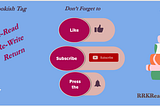 Re-Read, Rewrite and Return book tag game