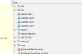 Some points on Android APK files