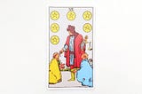 Six of Pentacles: Giving and Receiving