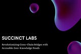 Succinct Labs: Revolutionizing Cross-Chain Bridges with Accessible Zero-Knowledge Proofs