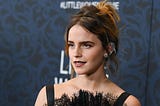 Emma Watson’s side profile at the Little Women premiere event