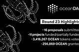 OceanDAO Round 23 Results & Grants Wrapup