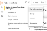 Two New Ways to Manage Cell Execution