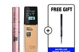 Fit Me Foundation + Sky High Mascara