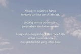 Precious wisdom after committing sins.