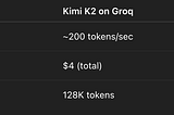 Vibe coding with Claude Code + Groq + Kimi K2