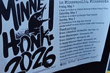 A poster advertising May Day weekend 2026 events in Minneapolis.