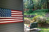 My British husband’s love of the American flag and me