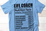 Life Coach SVG, Coach svg, Cheer Coach svg, Coach Wife svg, Nutrition Facts svg, Instant Digital Download