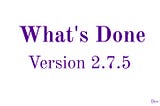 Whats Done 2.7.5
