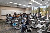 Classroom design at Emory University: sleek and multifunctional