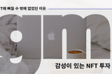 [Vol .1] NFT만의 독특한 투자 방식
