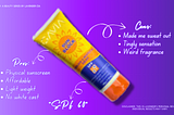 Skin So Far: Gavia Sunblock SPF 60 review