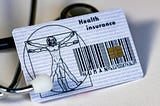 Image of a halth insrance wallet card.