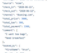json data