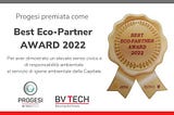Progesi, è stata premiata con il “Best Eco-partner AWARD 2022”
