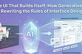 The UI That Builds Itself: How Generative AI Is Rewriting the Rules of Interface Design