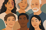 AI generated image seeking to represent Facial Difference across gender, age and ethnicity