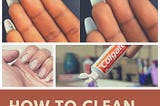 How To Clean Nails With Toothpaste | DIY Toothpaste For Nails