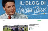 “Riparto da qui”: Renzi e il nuovo blog