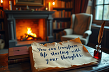 You can transform your life starting with your thoughts.