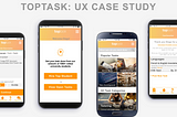 Toptask, the hiring app: UX Case Study