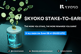 Project Update: $KYOKO Staking Rewards Fully Consumed