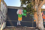 Mural/street art in Hermosa Beach. Photo by Mark Tulin
