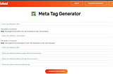 Meta Tag Generator
