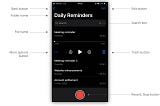 The iOS Voice Memos App