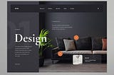Inspiration of minimalism — website