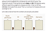 Field Notes: CSS/SCSS — #001 CSS Specificity