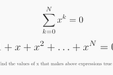 Can you solve this x⁵+x⁴+x³+x²+x+1=0?