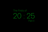 The Firsts of 2025 (Part II)